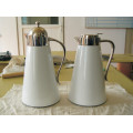 Glass Lined Vacuum Coffee Pot with Chrome Plated Handle